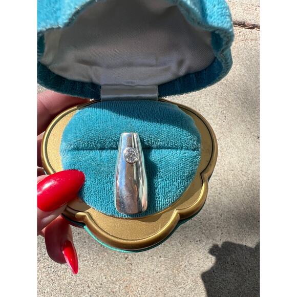 Diamond Nails Sterling Silver Nails, Nail art Special occasion wedding Nail - Picture 4 of 8